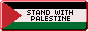a button that says free palestine linking to a website listing actions and support for palestine